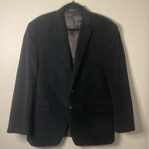 LAUREN RALPH LAUREN Elbow Patch Corduroy Sport Coat - 42R - Black